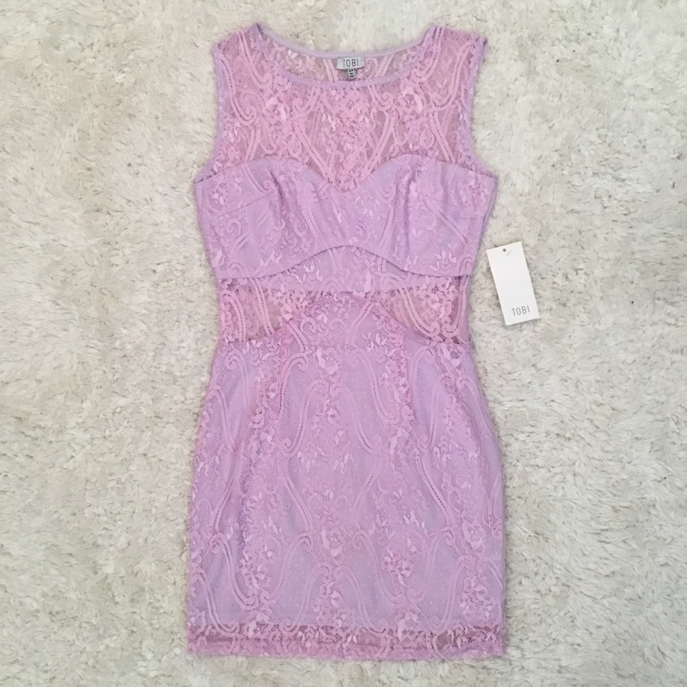 Purple/Lilac Lace Dress
